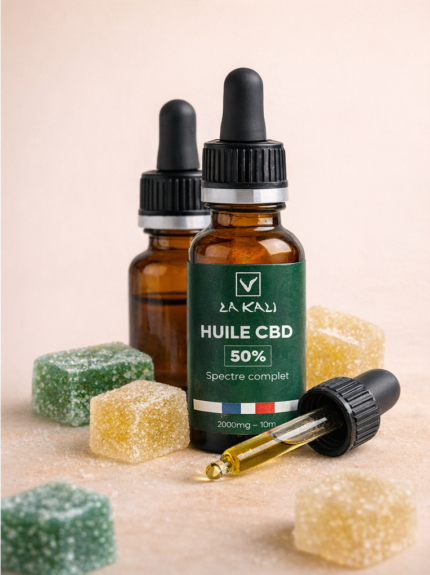 Huile 50% DE CBD/CBG