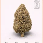 Fleur CBD Gorilla Glue montrant le menu – La Kali CBD