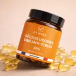 Gélules liquides CBD anti-stress 1500mg LA KALI – spectre complet, effet apaisant rapide, 30 gélules – complément naturel contre l’anxiété à 24€