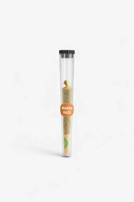 Pré-roll CBD Mango Haze à l’unité LA KALI dans tube hermétique