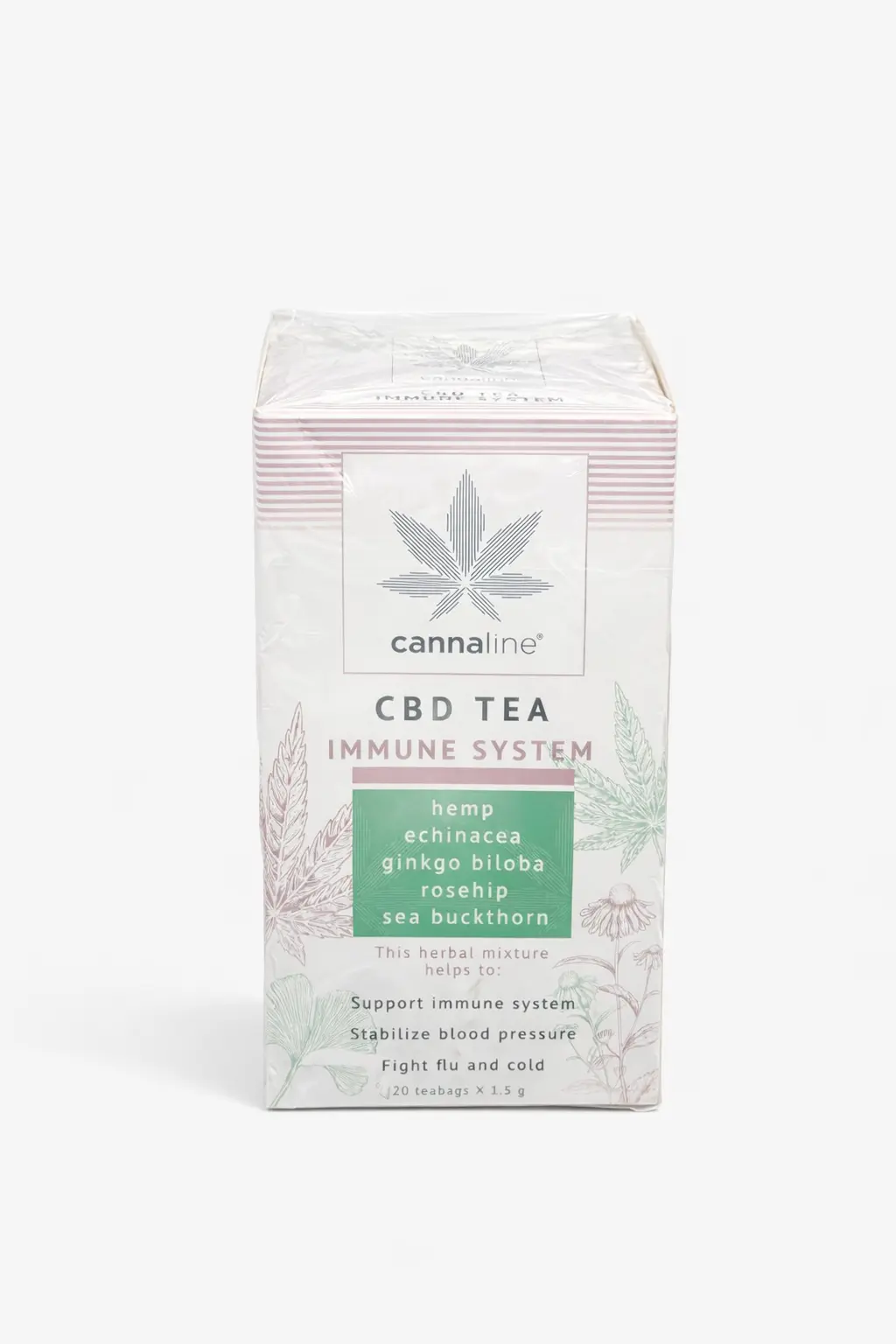Tisane CBD Immunité – Infusion Chanvre Immune System Cannaline | LA KALI CBD tisane CBD immunité cannaline immune system infusion chanvre echinacea ginkgo biloba