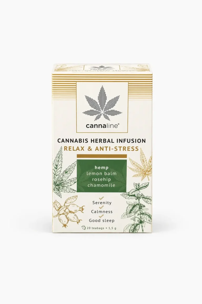 Infusion CBD relax anti-stress Cannaline 20 sachets tisane chanvre naturelle