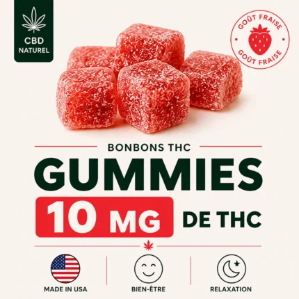 GUMMIES 10MG CBD/D9 FRAISE